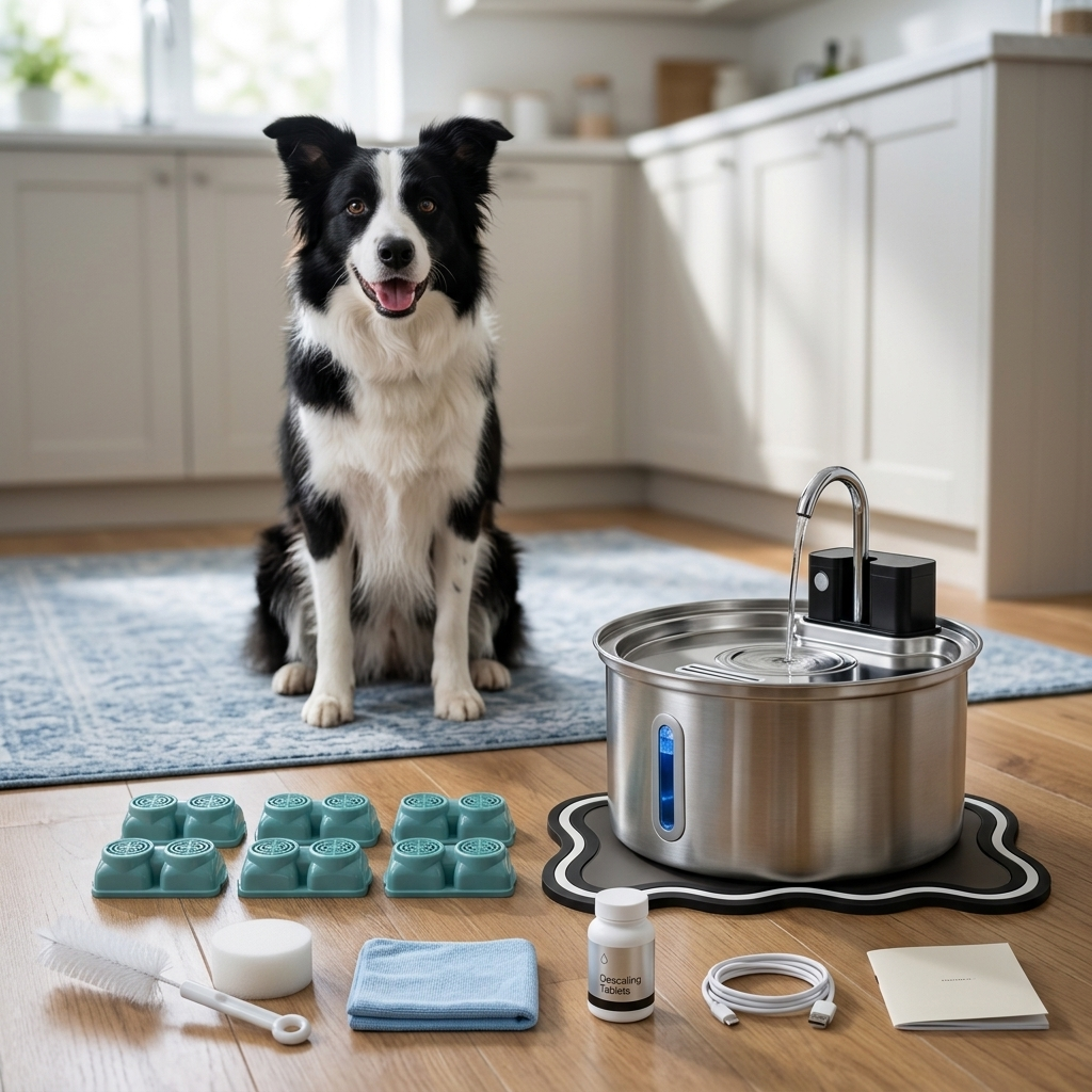 The Pet Fountain Care Set